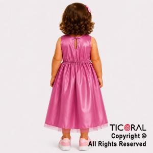 DISFRAZ PRINCESA LARGO CON BRETEL ROSA TALLE 0